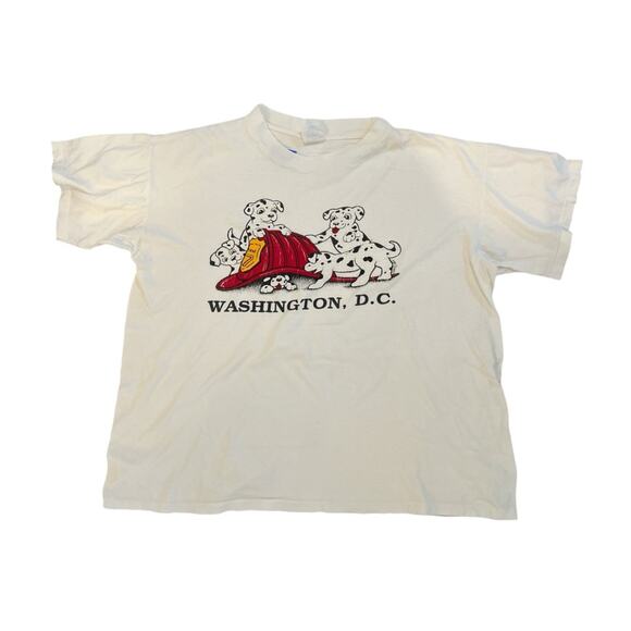 None Other - Dalmatians Washington DC T Shirt Streetwear Kidcore Dog Men’s Large Vintage